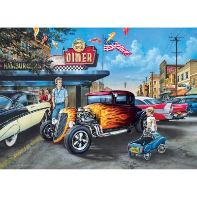 Puzzle  Master-Pieces-71811 Hot Rods and Milkshakes