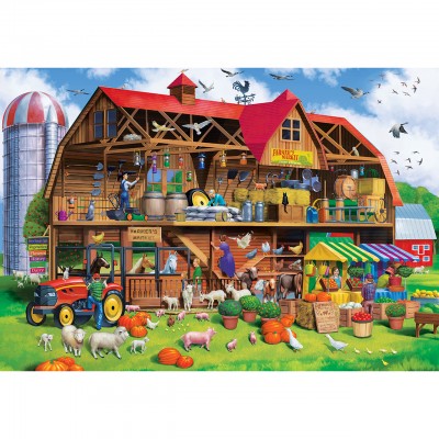 Puzzle  Master-Pieces-71966 Family Barn
