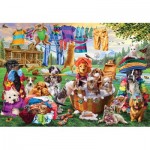 Puzzle  Master-Pieces-72043 XXL Teile - Laundry Day Rascals