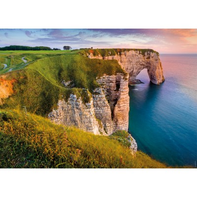 Puzzle Nathan-00901 Wurzeln und Flügel - Blick auf die Klippen von Étretat