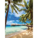 Puzzle  Nathan-00972 Plage Bora - Polynésie Française