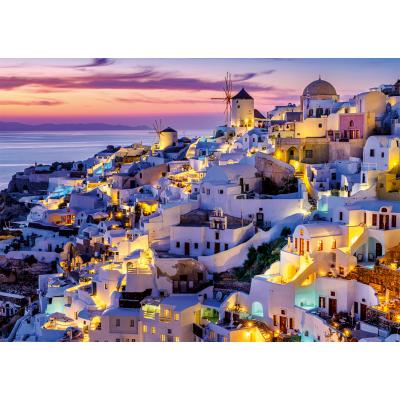 Puzzle Nathan-01532 Santorini im Sonnenuntergang