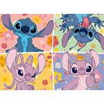 Puzzle  Nathan-04090 Disney Stitch - In Guter Gesellschaft