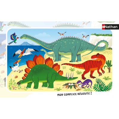 Puzzle  Nathan-86171 Dinosaurier des Jura