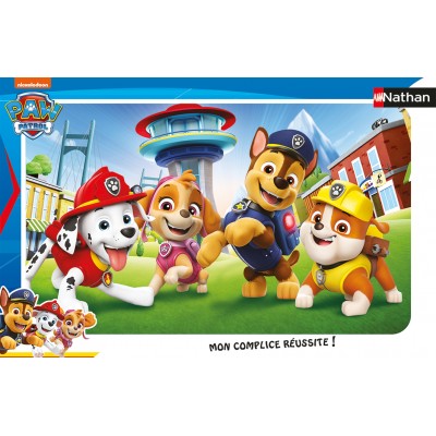 Nathan-86184 Rahmenpuzzle - Die Paw'Patrol Welpen