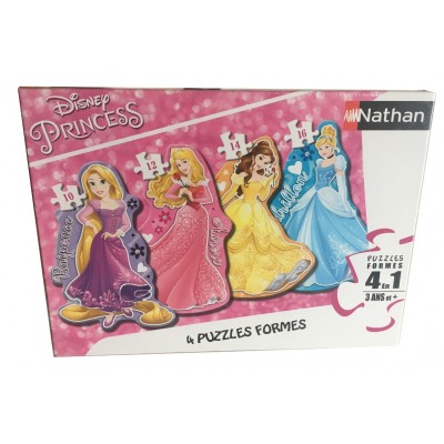 Nathan-86205 4 Puzzles - Disney Princess