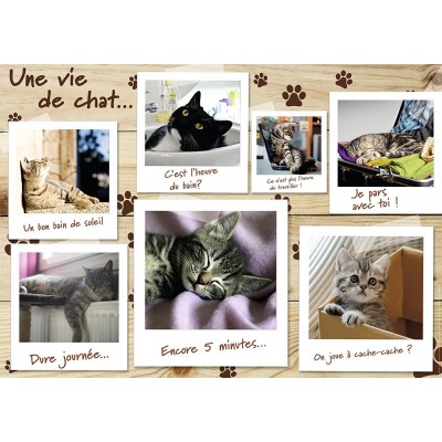 Puzzle  Nathan-87778 Une Vie de Chat