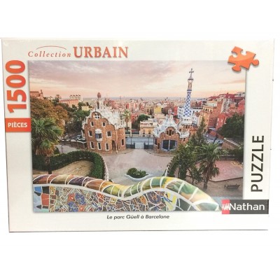 Puzzle Nathan-87789 Park Güell in Barcelona