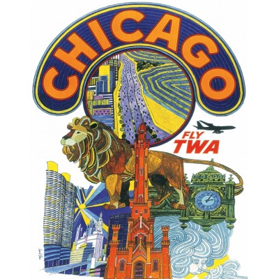 Puzzle  New-York-Puzzle-AA2044 The Windy City Mini