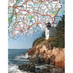 Puzzle  New-York-Puzzle-NG1852 Maine State Map Mini