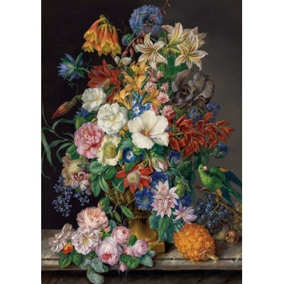 Puzzle  Nova-Puzzle-46009 Colorful Flowers in Vase
