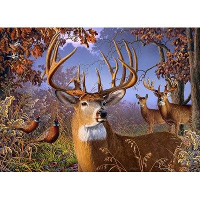 Puzzle  Cobble-Hill-45055 XXL Teile - Deer and Pheasant