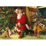 Puzzle  Cobble-Hill-47012 XXL Teile - Santa's Lucky Stocking