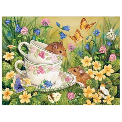 Puzzle  Cobble-Hill-48012 XXL Teile - Tea for Two