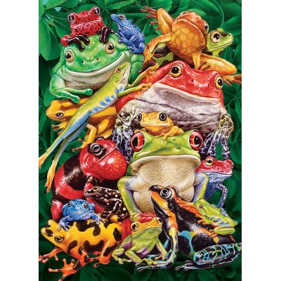 Puzzle  Cobble-Hill-80218 Frog Business