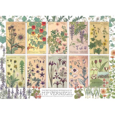 Puzzle  Cobble-Hill-80282 Botanicals by Verneuil