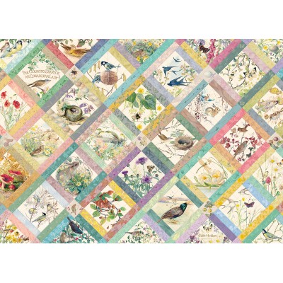 Puzzle  Cobble-Hill-80357 Country Diary Quilt