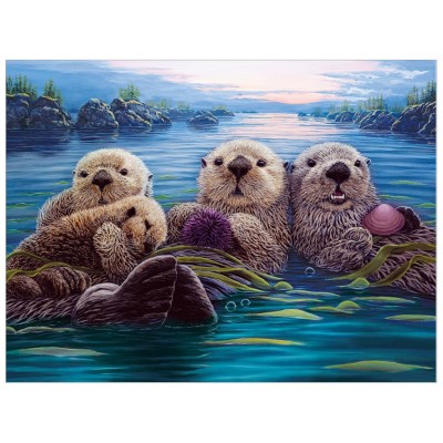 Puzzle  Cobble-Hill-88030 XXL Teile - Treasures of the Sea