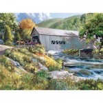 Puzzle  Cobble-Hill-88031 XXL Teile - Covered Bridge