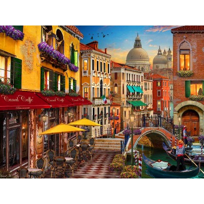 Puzzle  Perre-Anatolian-4553 Canal Cafe Venice