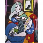 Puzzle  Piatnik-5341 Picasso: Frau mit Buch
