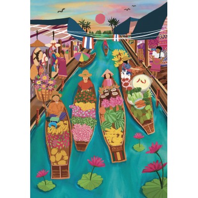 Puzzle  Pieces-and-Peace-0136 Floating Market Thailand