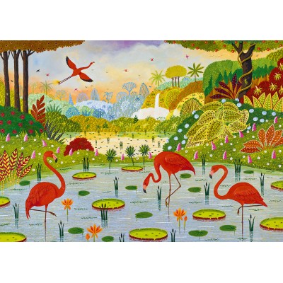 Puzzle  Pieces-Peace-F-00073 Karibische Flamingos