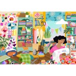 Puzzle  Pieces-Peace-F-00198 My Happy Place is in the Sewing Room
