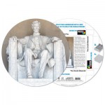  Pigment-and-Hue-RLINC-41201 Fertiges Rundpuzzle - Lincoln Memorial
