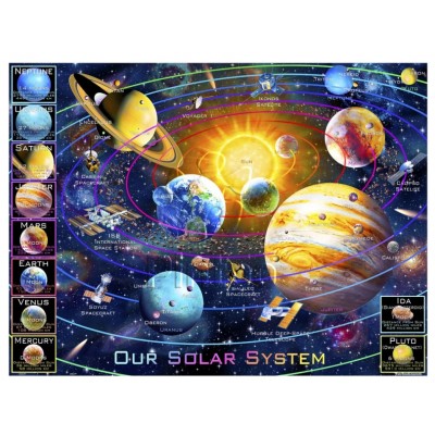 Pintoo-H2133 Puzzle aus Kunststoff - Adrian Chesterman - Solar System
