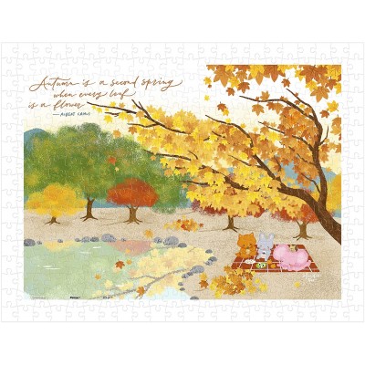 Puzzle  Pintoo-H2308 Mandie - Autumn Picnic Under The Maple