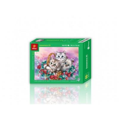  Pintoo-P1119 Puzzle aus Kunststoff - Katzen