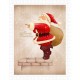 Puzzle aus Kunststoff - Santa Claus Dive in The Fireplace