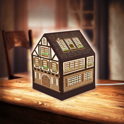 Pintoo-R1006 3D Puzzle - House Lantern - Half-Timbered House
