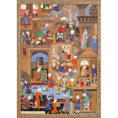 Puzzle-Michele-Wilson-A1216-500 Handgeschnittenes Holzpuzzle - Night In A Palace