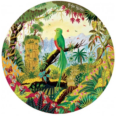Puzzle-Michele-Wilson-A874-250 Handgeschnittenes Holzpuzzle - Quetzal Resplendissant