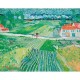 Handgeschnittenes Holzpuzzle - Auvers Landscape