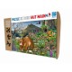 Handgeschnittenes Holzpuzzle - In The Mountains