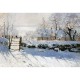 Handgeschnittenes Holzpuzzle - Monet : The Magpie