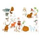 Handgeschnittenes Holzpuzzle - The Animal Alphabet