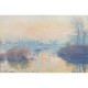 Puzzle aus handgefertigten Holzteilen - Claude Monet - Untergehende Sonne in Lavacourt