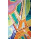 Puzzle aus handgefertigten Holzteilen - Delaunay: Eiffelturm