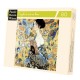 Puzzle aus handgefertigten Holzteilen - Gustav Klimt: Dame mit Fächer