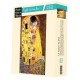 Puzzle aus handgefertigten Holzteilen - Gustav Klimt: Der Kuss