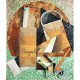 Puzzle aus handgefertigten Holzteilen - Juan Gris: Eine Flasche Banyuls