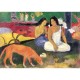 Puzzle aus handgefertigten Holzteilen - Paul Gauguin - Arearea