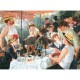 Puzzle aus handgefertigten Holzteilen - Renoir: Das Frühstück der Ruderer