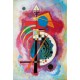 Puzzle aus handgefertigten Holzteilen - Wassily Kandinsky: Hommage a Grohmann