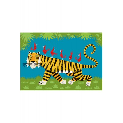 Puzzle-Michele-Wilson-W159-24 Puzzle aus handgefertigten Holzteilen - Der Tiger