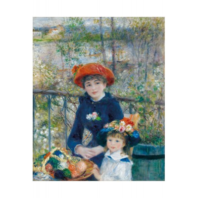 Puzzle-Michele-Wilson-W164-12 Puzzle aus handgefertigten Holzteilen - Pierre-Auguste Renoir: Die zwei Schwestern
